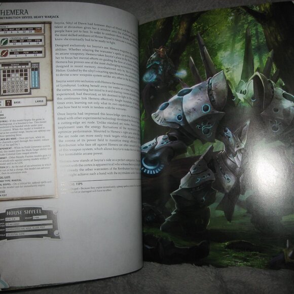 Warmachine RPG Softcover Book Retribution of Scyrah Command 2409A6 - Picture 7 of 9